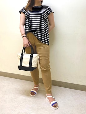 まつさん（レディース・162cm）の夏コーディネート