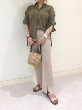 まつさん（レディース・162cm）の夏コーディネート