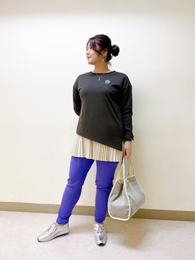 まつさん（レディース・162cm）の春コーディネート