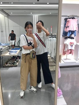 「DOUGHNUT（ドーナッツ）のアイテム」を使った、有品位的大鸟さん（レディース・167cm）の冬コーディネート