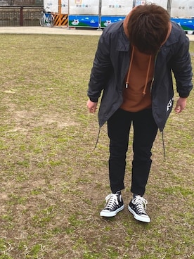 「NIKE SB（ナイキエスビー）のアイテム（その他アウター）」を使った、ちょす。さん（メンズ・164cm）の春コーディネート