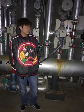 「COOGI（クージー）のアイテム（その他アウター）」を使った、jawaさん（メンズ・175cm）の秋コーディネート