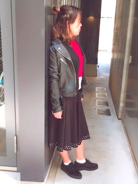 Ak◡̈⃝♩さん（レディース・163cm）の秋コーディネート