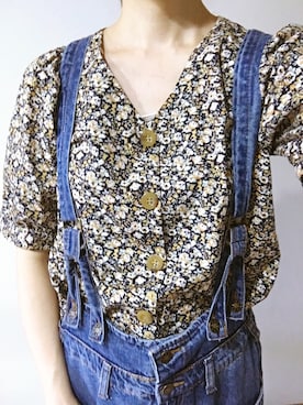 「reca（レカ）のアイテム（オールインワン・サロペット）」を使った、**ohana**さん（レディース・153cm）の夏コーディネート