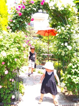 hmyさん（キッズ・80cm）の春コーディネート