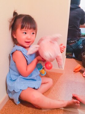 hmyさん（キッズ・80cm）の夏コーディネート