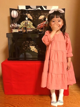 hmyさん（キッズ・100cm）の春コーディネート