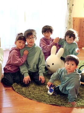 hmyさん（キッズ・130cm）の冬コーディネート