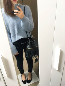 nanaさん（レディース・157cm）の冬コーディネート