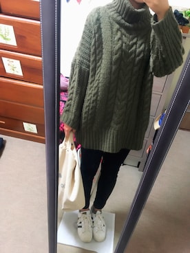 nanaさん（レディース・157cm）の冬コーディネート