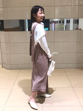 「RITO（リト）のアイテム」を使った、futabaさん（レディース・155cm）の春コーディネート