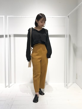 「ELIN（エリン）のアイテム」を使った、futabaさん（レディース・155cm）の秋コーディネート