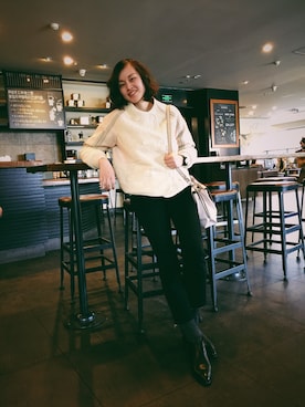 「Parfois（パルフォア）のアイテム」を使った、九降风 さん（レディース・167cm）の冬コーディネート