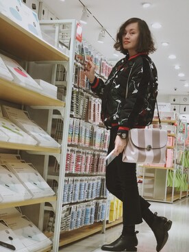 「Parfois（パルフォア）のアイテム」を使った、九降风 さん（レディース・167cm）の冬コーディネート