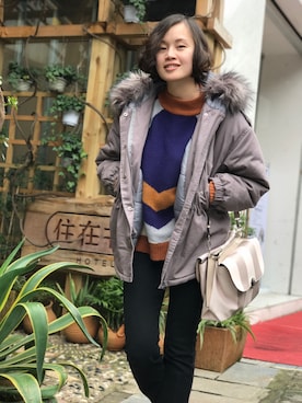 「Parfois（パルフォア）のアイテム」を使った、九降风 さん（レディース・167cm）の春コーディネート