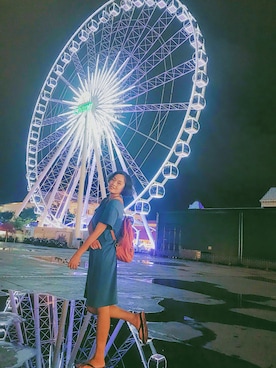 「Kanana project（カナナプロジェクト）のアイテム」を使った、九降风 さん（レディース・167cm）の夏コーディネート