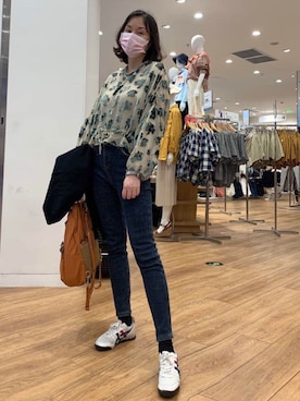 「Kanana project（カナナプロジェクト）のアイテム」を使った、九降风 さん（レディース・167cm）の春コーディネート