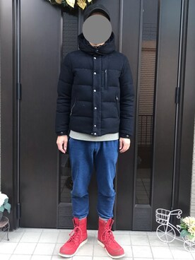 「SHIPS（シップス）のアイテム（ダウンジャケット/コート）」を使った、libertavillamark2さん（メンズ・180cm）の冬コーディネート