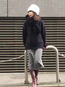 ワニコさん（レディース・162cm）の冬コーディネート