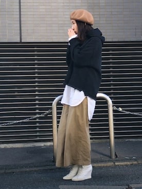 ワニコさん（レディース・163cm）の冬コーディネート