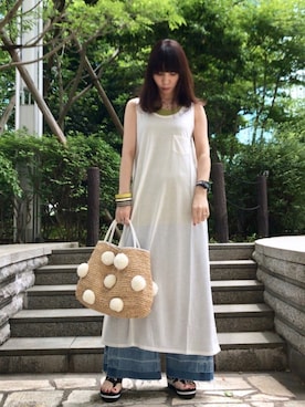 ワニコさん（レディース・163cm）の夏コーディネート