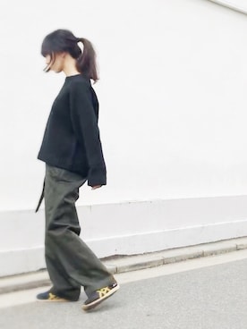 「SYU.HOMME/FEMM（シュウ）のアイテム」を使った、ワニコさん（レディース・163cm）の秋コーディネート