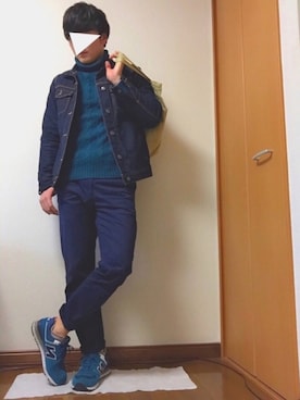 しんちゃんさん（メンズ・171cm）の冬コーディネート