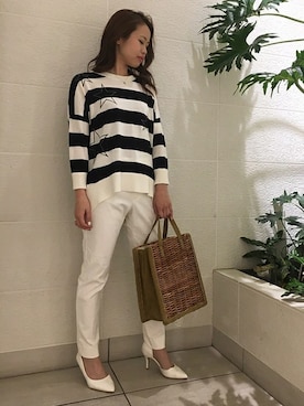 「MAYSON GREY（メイソングレイ）のアイテム」を使った、maysongrey_officialさん（レディース・154cm）の春コーディネート