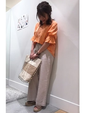 「socolla（ソコラ）のアイテム」を使った、maysongrey_officialさん（レディース・159cm）の春コーディネート