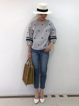 「MAYSON GREY（メイソングレイ）のアイテム」を使った、maysongrey_officialさん（レディース・160cm）の春コーディネート