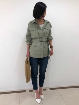 「MAYSON GREY（メイソングレイ）のアイテム」を使った、maysongrey_officialさん（レディース・160cm）の春コーディネート