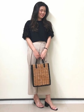 「MAYSON GREY（メイソングレイ）のアイテム」を使った、maysongrey_officialさん（レディース・156cm）の春コーディネート