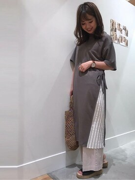 「socolla（ソコラ）のアイテム」を使った、maysongrey_officialさん（レディース・159cm）の春コーディネート