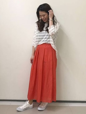 「MAYSON GREY（メイソングレイ）のアイテム」を使った、maysongrey_officialさん（レディース・156cm）の春コーディネート