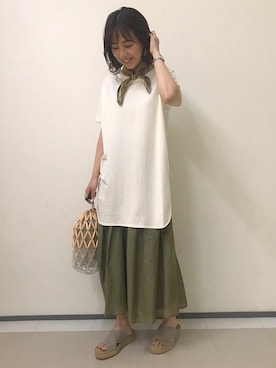 「MAYSON GREY（メイソングレイ）のアイテム」を使った、maysongrey_officialさん（レディース・157cm）の春コーディネート