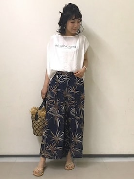 「MAYSON GREY（メイソングレイ）のアイテム」を使った、maysongrey_officialさん（レディース・157cm）の夏コーディネート