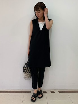 「MAYSON GREY（メイソングレイ）のアイテム」を使った、maysongrey_officialさん（レディース・160cm）の夏コーディネート