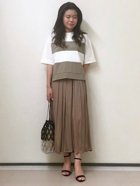 「MAYSON GREY（メイソングレイ）のアイテム」を使った、maysongrey_officialさん（レディース・156cm）の夏コーディネート