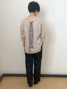 「MAYSON GREY（メイソングレイ）のアイテム」を使った、maysongrey_officialさん（レディース・158cm）の夏コーディネート