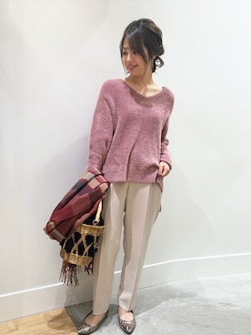 「socolla（ソコラ）のアイテム」を使った、maysongrey_officialさん（レディース・159cm）の冬コーディネート