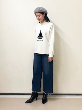 「MAYSON GREY（メイソングレイ）のアイテム」を使った、maysongrey_officialさん（レディース・156cm）の冬コーディネート