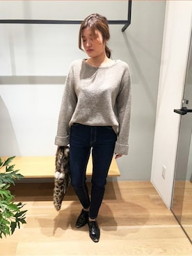 「MAYSON GREY（メイソングレイ）のアイテム」を使った、maysongrey_officialさん（レディース・164cm）の冬コーディネート