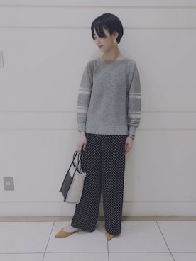 「MAYSON GREY（メイソングレイ）のアイテム」を使った、maysongrey_officialさん（レディース・158cm）の春コーディネート