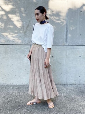 「socolla（ソコラ）のアイテム」を使った、maysongrey_officialさん（レディース・159cm）の夏コーディネート