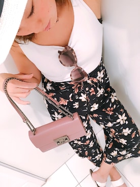 「Target（ターゲット）のアイテム（帽子）」を使った、Akari Matsumotoさん（レディース・157cm）の冬コーディネート