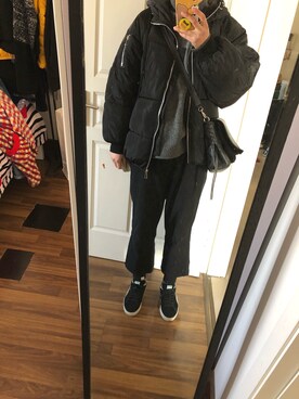 「PUMA(プーマ)のアイテム(アクセサリー)」を使った、z_dayuさん(レディース・168cm)の冬コーディネート