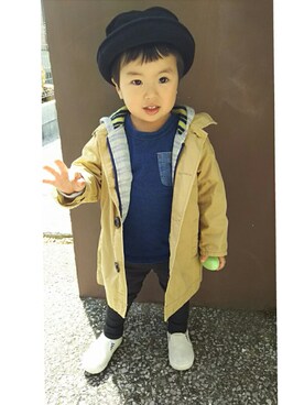 miki.さん(キッズ・90cm)の春コーディネート