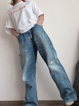 「お家ファッションスナップ」｜𝓜𝓪𝓻𝓲🦋さん（レディース・148cm）の春コーディネート