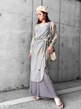 「LuncH（ランチ）のアイテム」を使った、IMOKOさん（レディース・170cm）の秋コーディネート