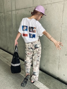 「アイテム（ウィッグ）」を使った、IMOKOさん（レディース・170cm）の春コーディネート